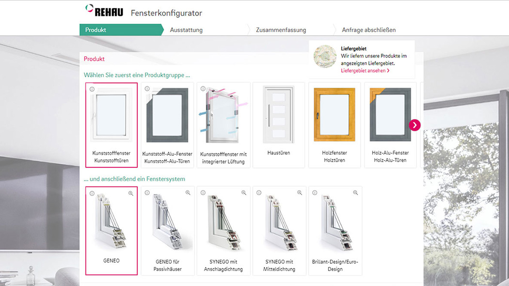 REHAU Fensterkonfigurator